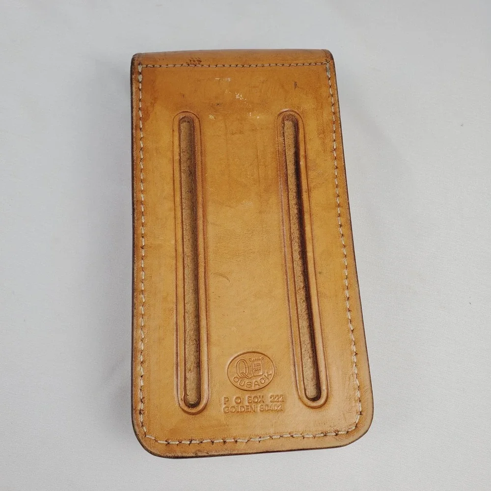 VTG CuSack Q Leather Scientific Tool Calculator Instrument Case Holster